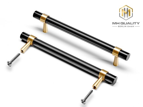 Schrankgriff gold schwarz - gold-schwarz, |