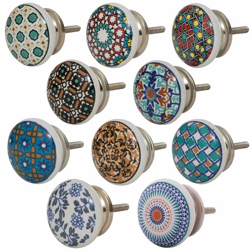 Möbelknopf bedruckt mosaik - bedruckt,